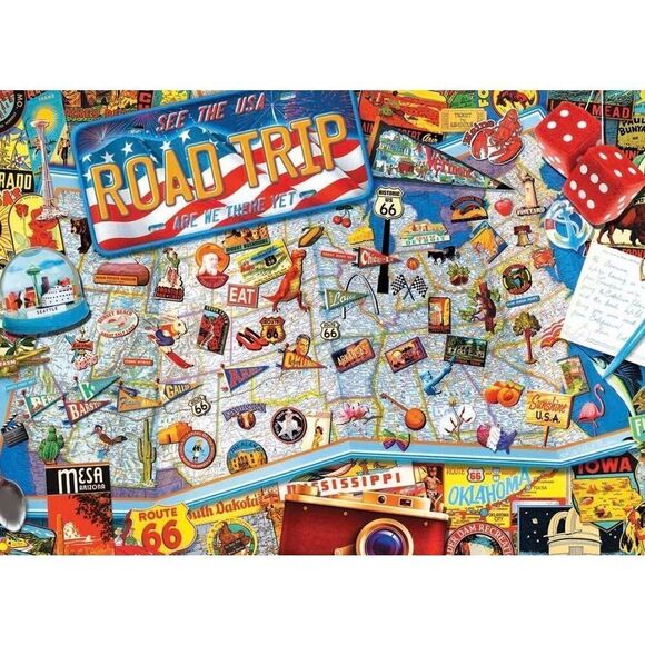 Buffalo Games Going Places Road Trip 750 pc Jigsaw Puzzle - Picture 2 of 8